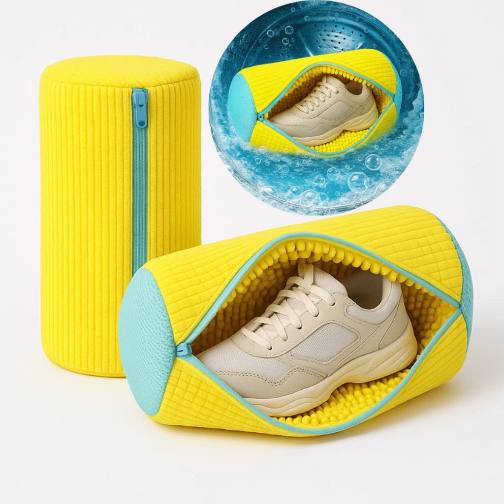 Bolsa de Lavar Tênis Sapatos Malha Lavanderia Anti Deformação