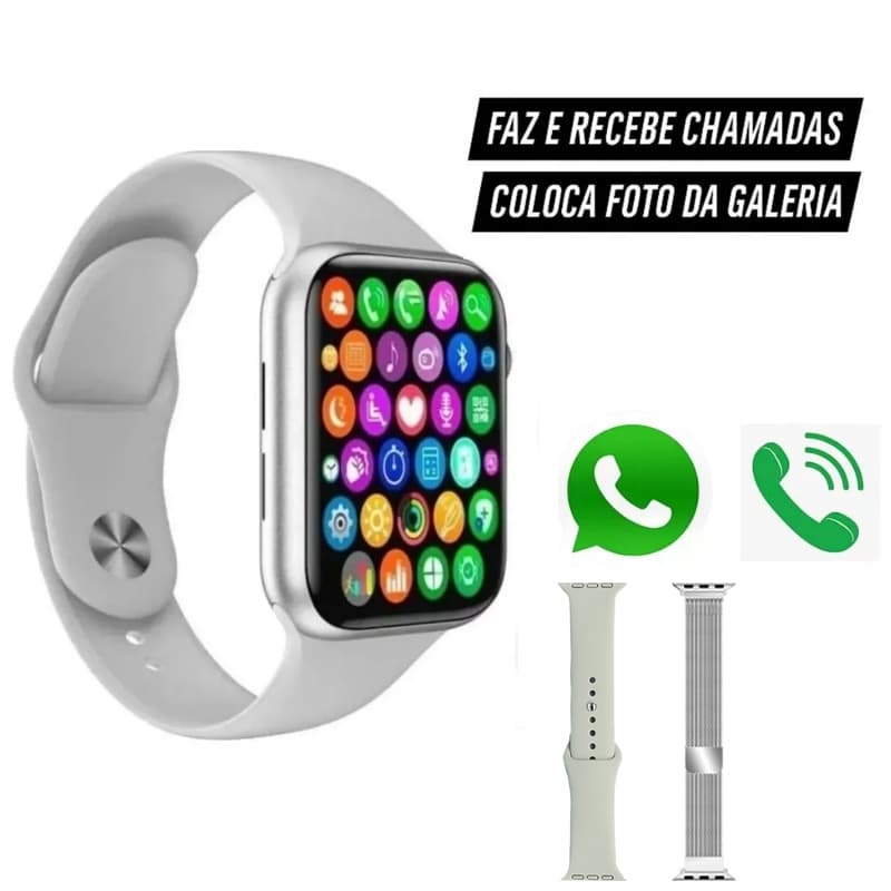 Relogio Smartwatch Feminino Masculino  Series 10 Para Android ios Faz Recebe Chamada