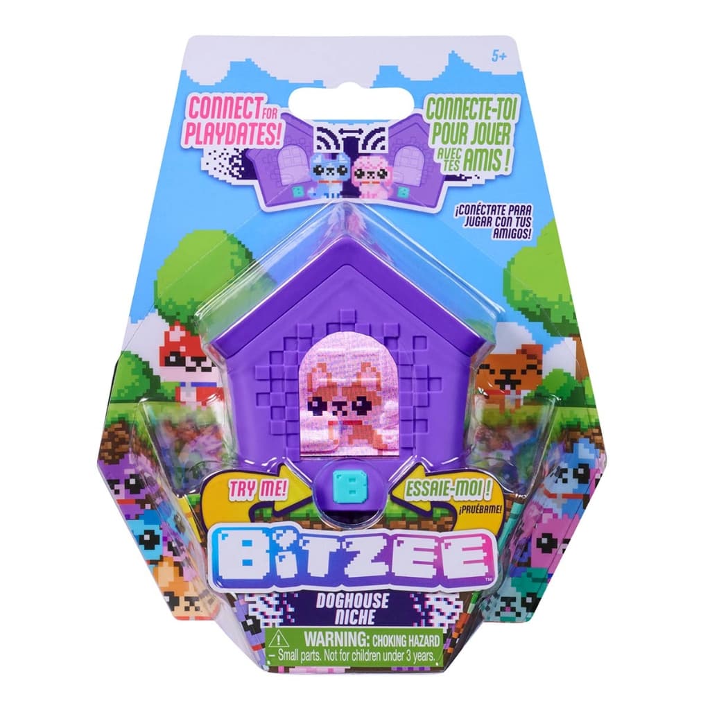 Bitzee Pet Virtual Casinha do Cachorro E Amigos - Sunny Brinquedos