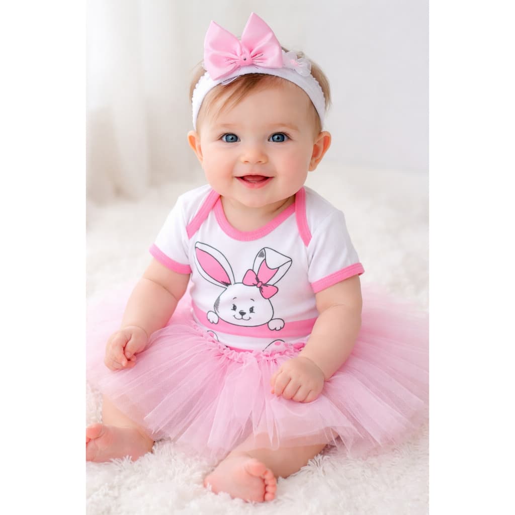 Body bebê pascoa fantasia coelho menino menina temático