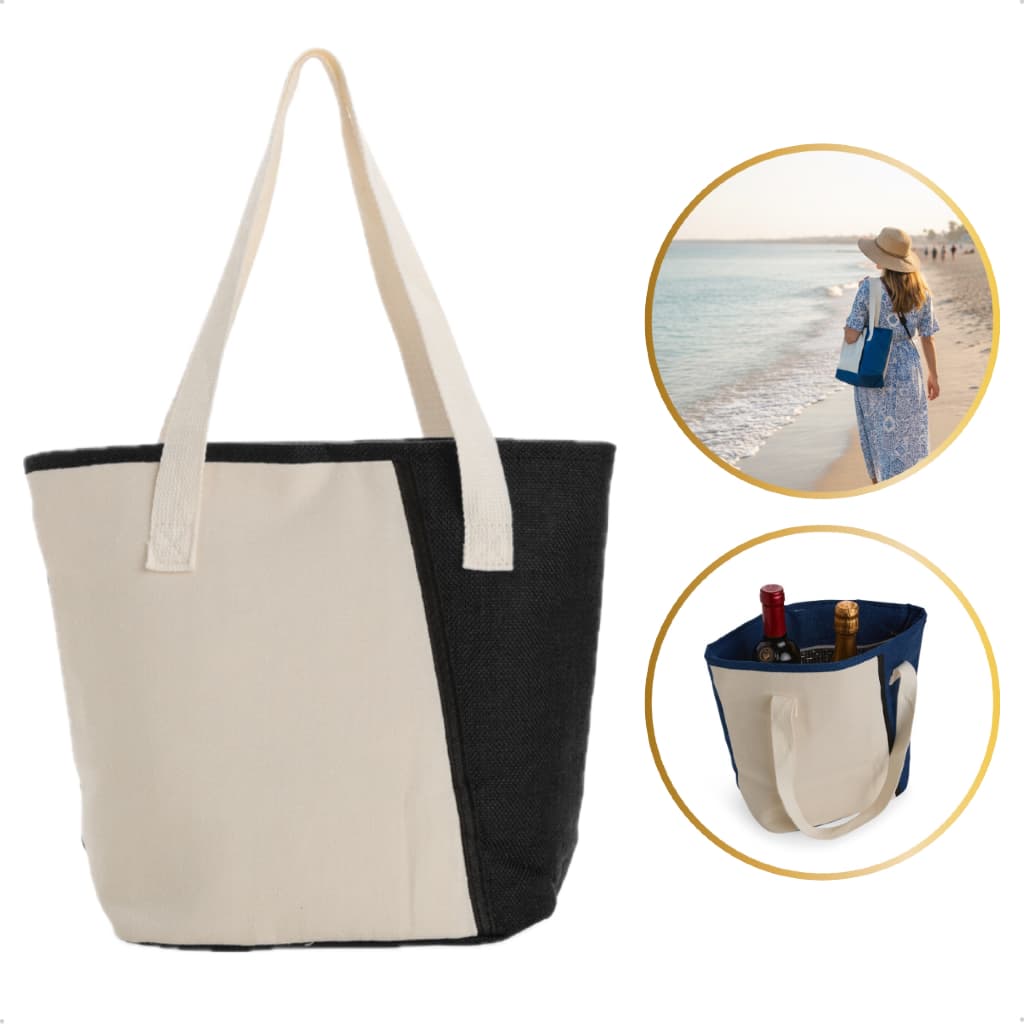 Bolsa Térmica 9 Litros Pequena Latas Viagem Praia Conservar Com Alça