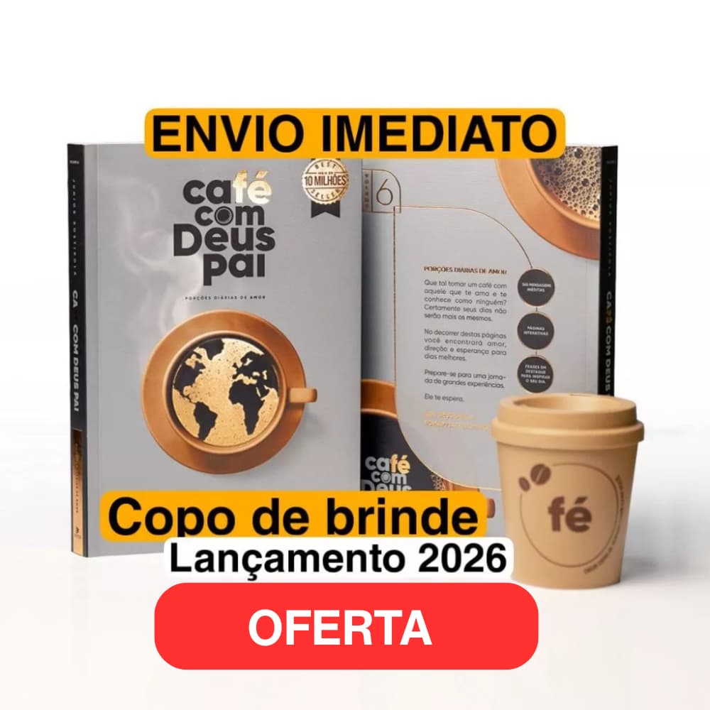 CAFÉ COM DEUS PAI 2026 | + BRINDE COPO 250ML