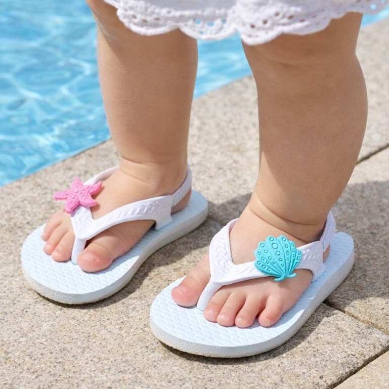 Chinelo Infantil Bebê Unissex Confortável Macio Leve Antiderrapante Lançamento Dia Dia Promoção