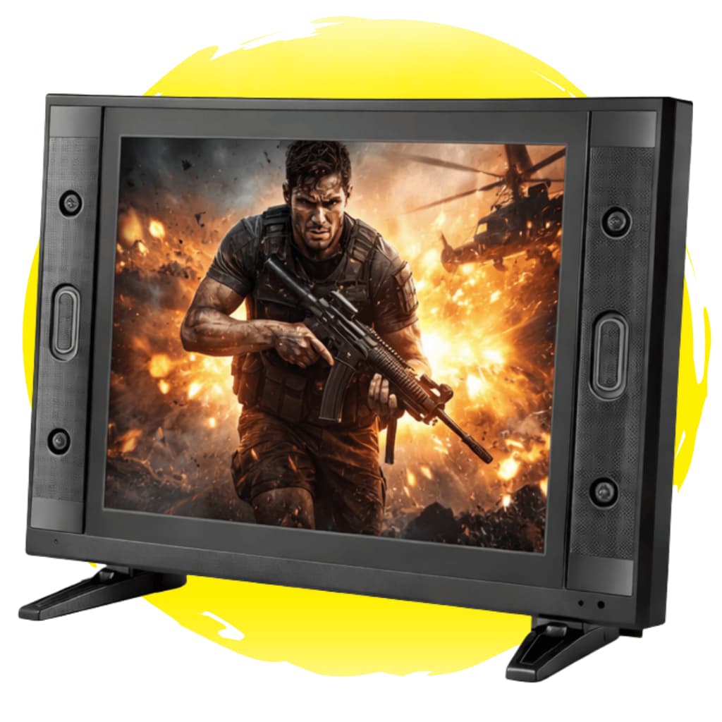 Tv Led 17 polegadas Hd Hdmi Usb Com Conversor Digital Isdbt