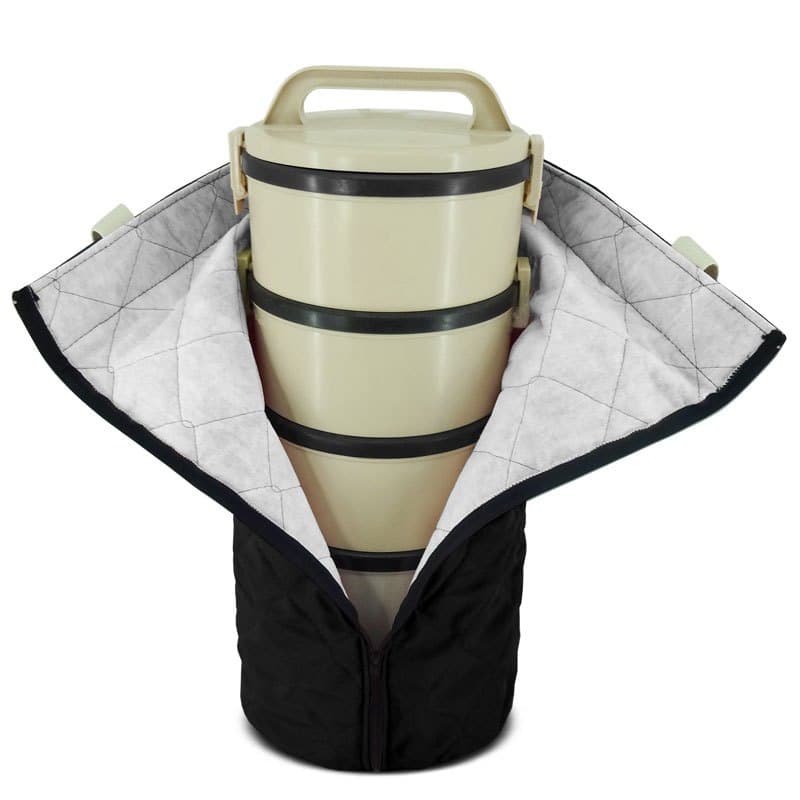 Bolsa Porta 05 Marmitas Termicas Tecido