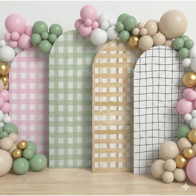 Capa Painel Romano Sublimado Em Tecido Com Elástico 2x1 Decoração de Festa