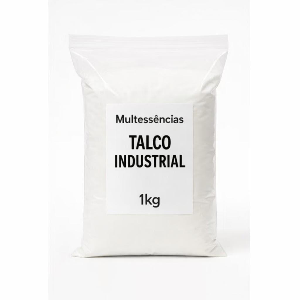 Talco em Pó 1kg – Carga Mineral Técnica – Uso Diversos