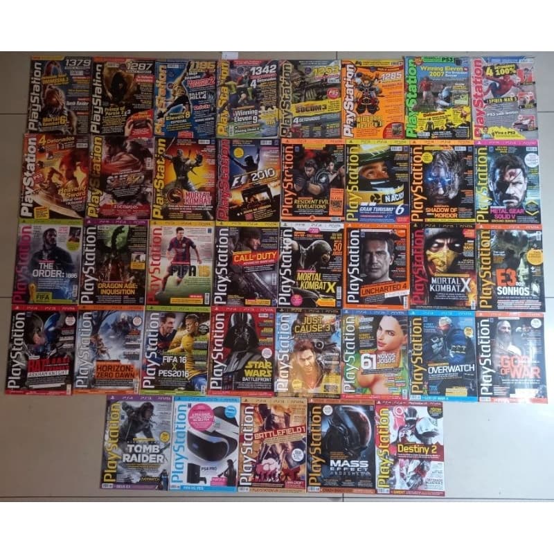 Revistas Playstation e Nintendo World