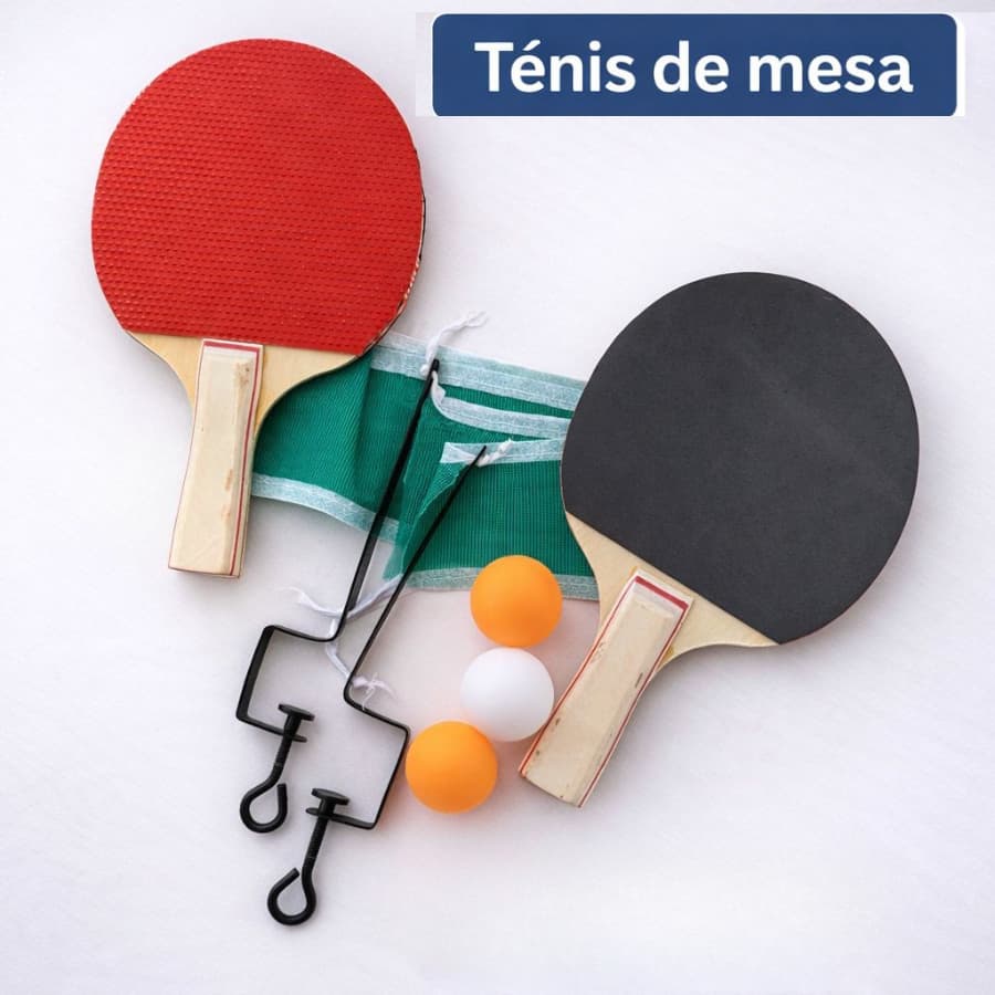 Kit Tenis Mesa Ping Pong Raquete Bolinha Rede Diversão