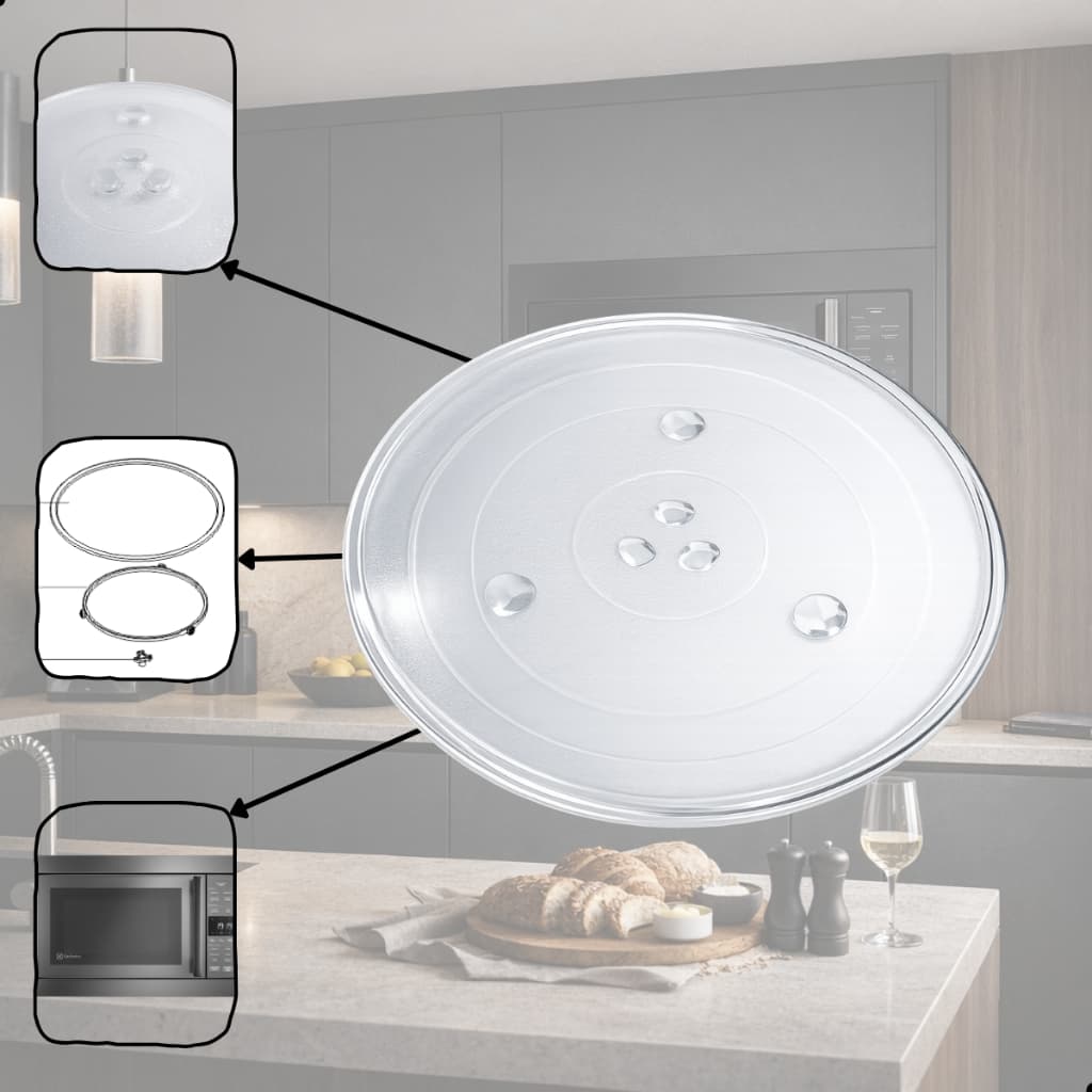 Prato Giratorio Para Micro Ondas Electrolux Meo44 Mc34s Mec41 Mef41 Mi41s A06760801
