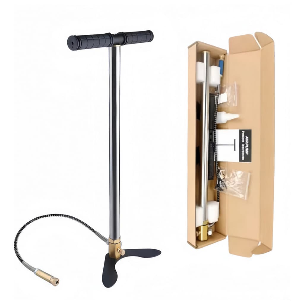 Bomba Hand Pump Manual Inox Para Carabinas Pcp 300bar Fixxar