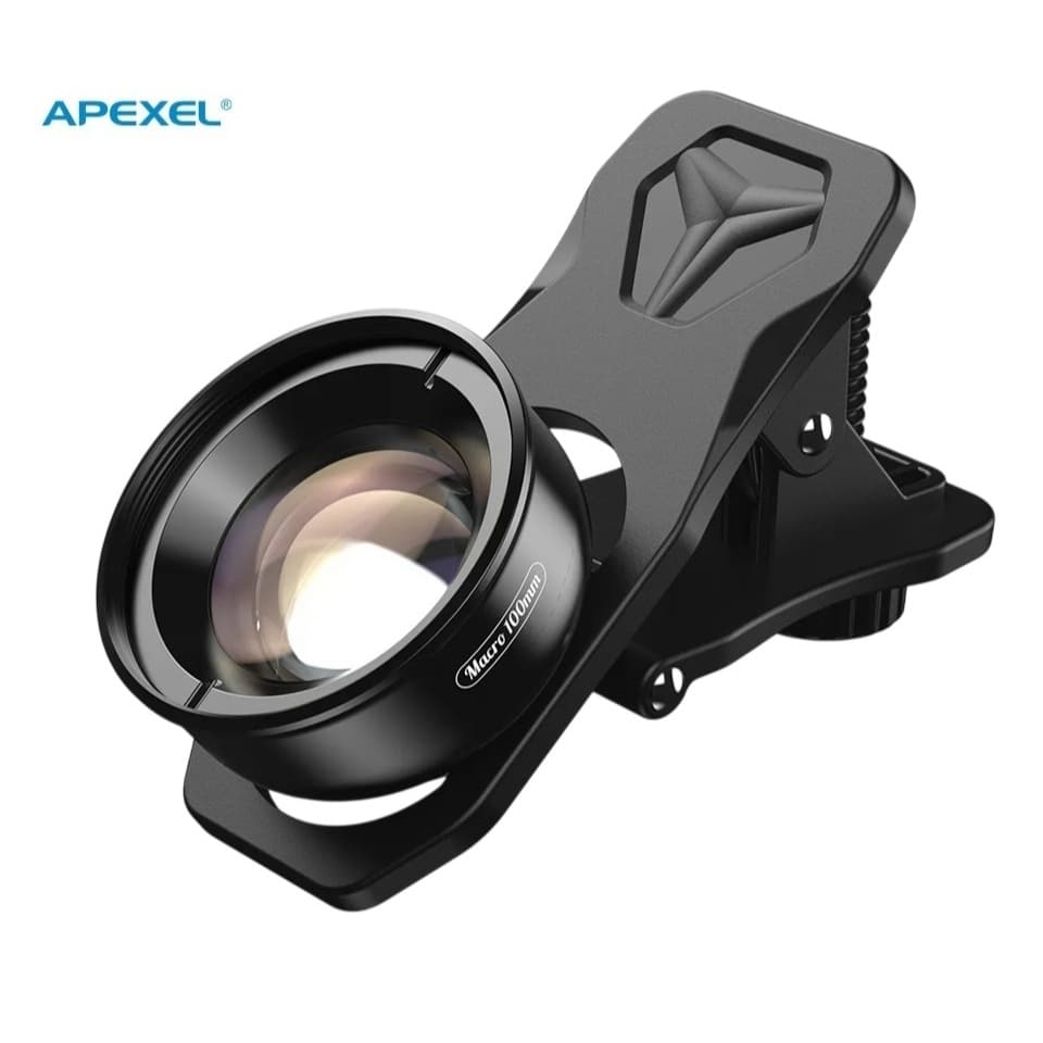 Lente Celular Macro 4k Hd 100mm Apexel Original Universal