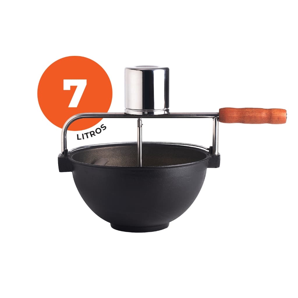 POLENTEIRA ELÉTRICA ANTONOW / 7 LITROS / PANELA DE FERRO COM MEXEDOR ELÉTRICO / BIVOLT