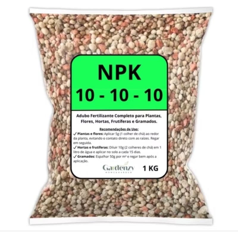 ADUBO orgânico 10_10_10 NPK 1kg
