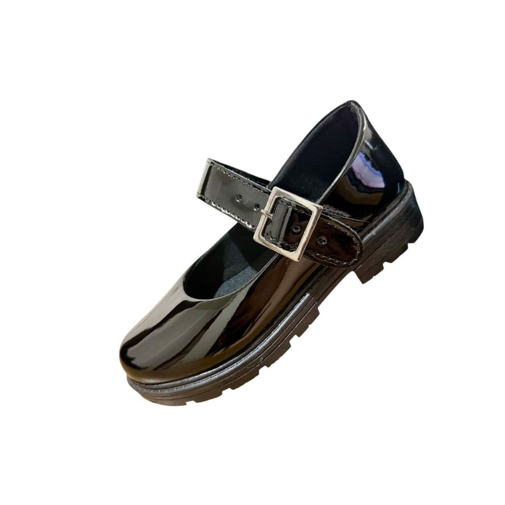 Sapatilha Moderna Infantil Básica Fivela Sola Tratorada Delicada ref.6015