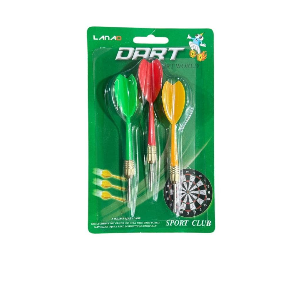 DARDO COM 3 PEÇAS COLORIDOS