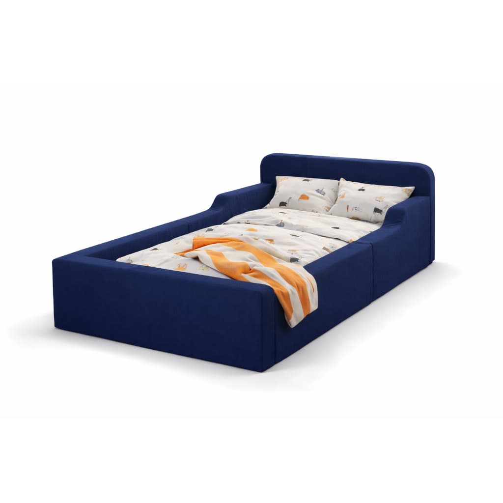 Cama Solteiro Infantil Montessoriana 100% Espuma P/ Menino Menina Sem Colchão Segurança E Conforto