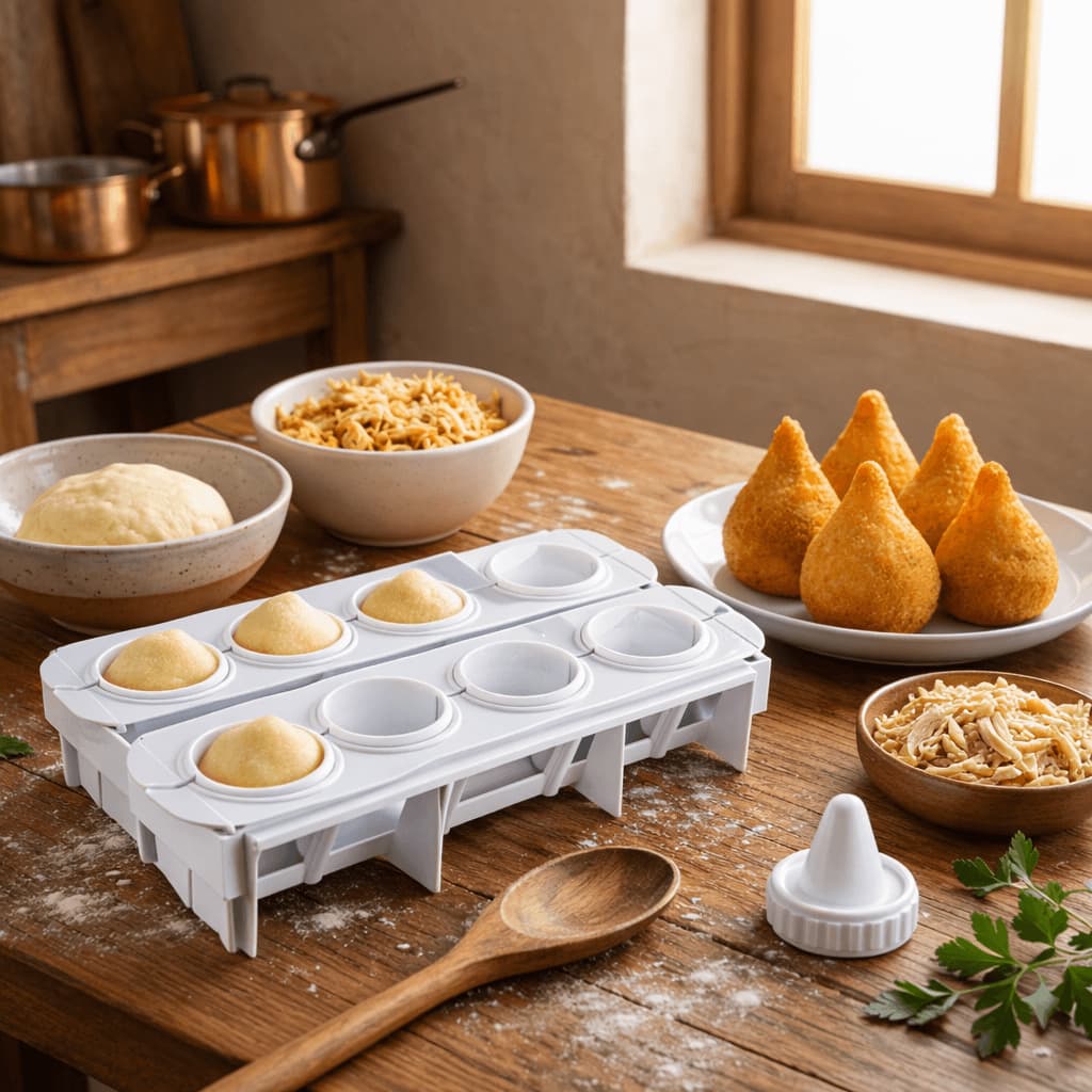 Fábrica de Coxinhas 8 Formas | Modelador de Salgados