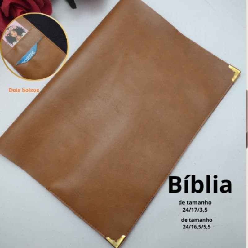 capa para a Bíblia de estudo tamanhos grande,24/16/4 capinha removível