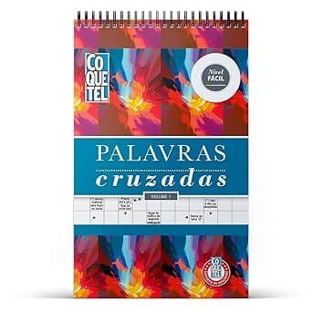 Livro Coquetel Espiral Palavras Cruzadas Vol. 01: Nível Fácil: Mantenha seu