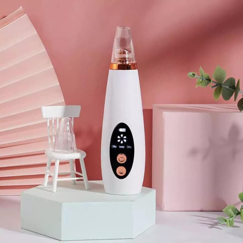 Removedor Cravos e Espinhas  Sucção a Vácuo Aparelho Recarregável Sugador USB Com 6 Pontas