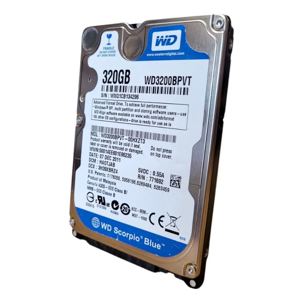 HD 320GB Interno SATA 3 de Xbox/Playstation/Notebook - Slim 2.5'' Disco Rígido