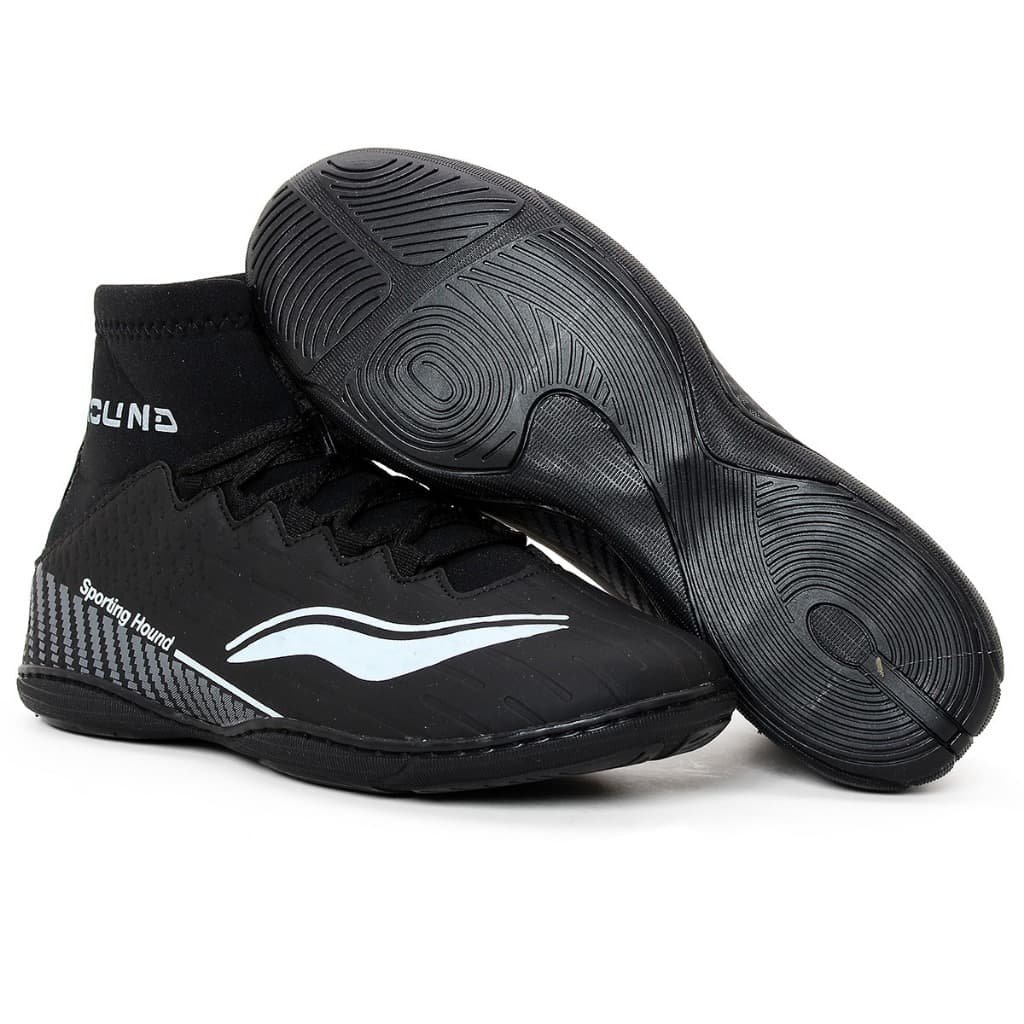 Chuteira Futsal Salão Quadra Cano Médio Solado Costurado Antiderrapante chuteira futsal adulto, chuteira indoor masculin