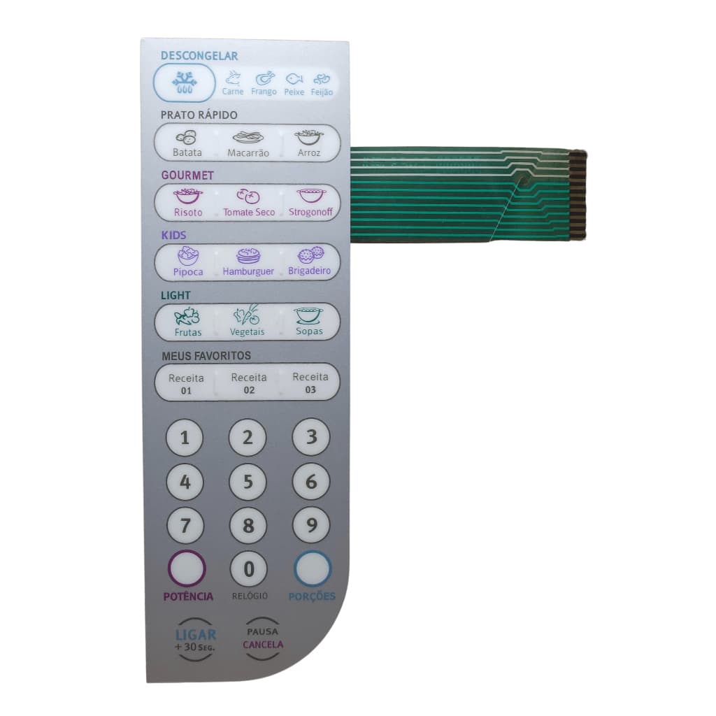 Membrana Teclado Microondas Electrolux MEF41