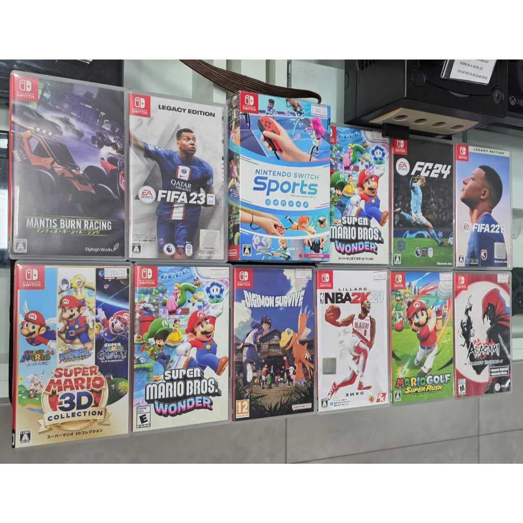 Jogos Nintendo Switch Originais Seminovos Perfeito Estado Games de Coleção Aventura Games v1 v2 Oled