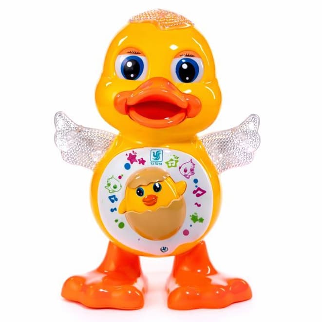 Brinquedo Pato Dançante Musical Dança, Anda, Mexe, com Luz E Som