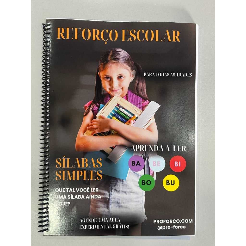 Alfabetização Infantil Livro de Atividades Aprender a Ler e Escrever Caderno de Caligrafia A4 104 Atividades