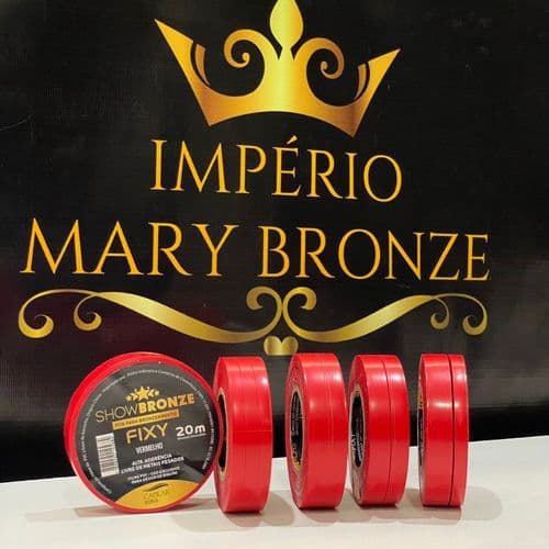 FITA CORTADA SHOW BRONZE VERMELHA