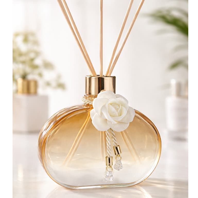 Aromatizador em Vidro Jolie 300ml com Laço Luxo