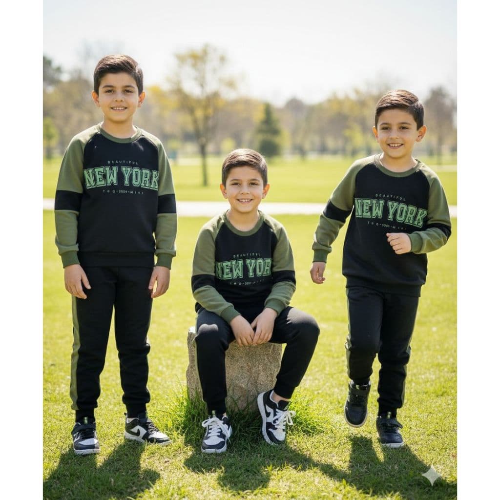 Conjunto Infantil Masculino Agasalho Calça e Casaco Menino