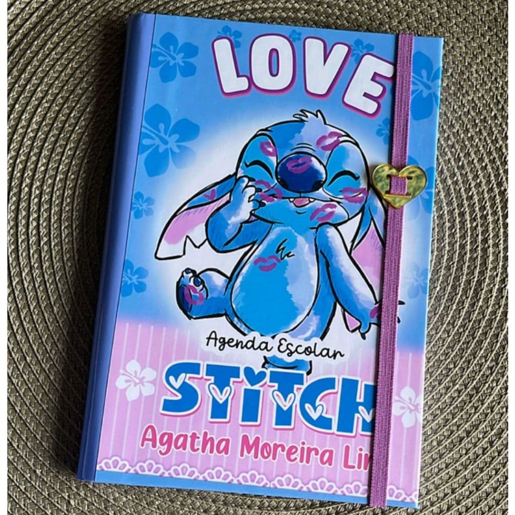 Caderno de Recado/Agenda Escolar Brochura Basica /Não Datada - Diversos Temas Personalizada com Nome