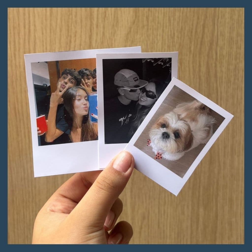 10 Fotos personalizadas mini foto lembrança scrapbook imprimir papelaria