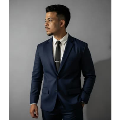 TERNO SLIM MASCULINO ITALIANO DE LUXO POLIVISCOSE PALETÓ E CALÇA