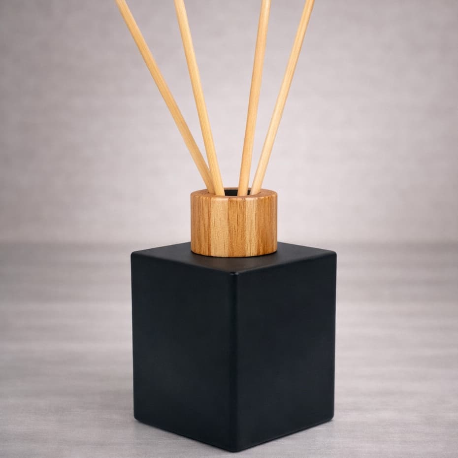 Difusor Cubo Preto Luxo 100ML Aromatizador
