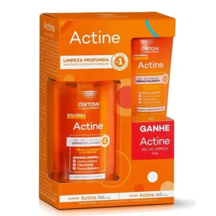 Kit Actine Darrow Gel de Limpeza 140g + Gel de Limpeza 40g (Original)