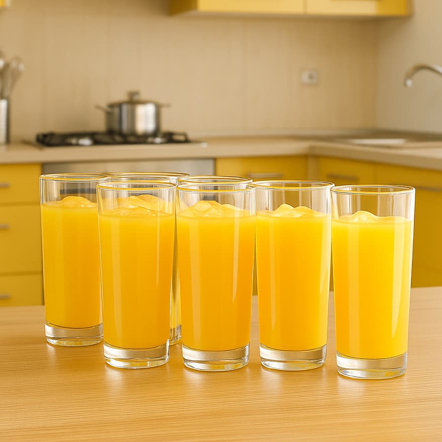 Jogo Copos Vidro Long Drink Flores Orquídeas Multiuso Unidades Peças 225ml Ruvolo