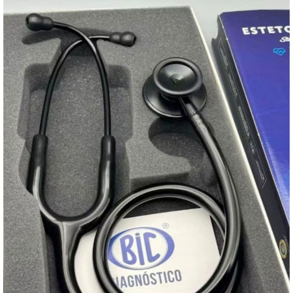 Estetoscópio Duplo Adulto Black Edition Efficace Es1230 Bic
