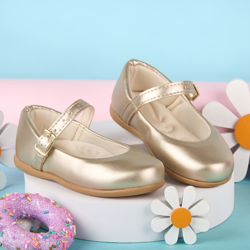 Sapatilha Infantil Menina Social Sapato Boneca Lisa de Menina Casual Daminha Festa Casamento Conforto Escolar Basica