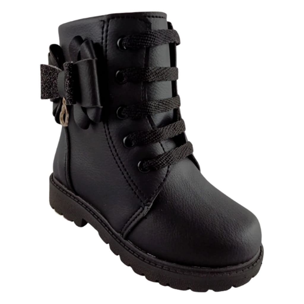 Coturno Infantil  com Laço e Pingente Conforto e Estilo para Todas as Ocasiões