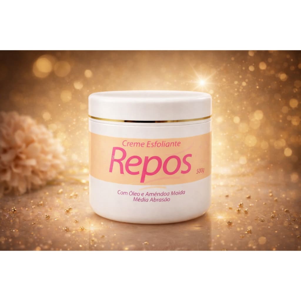 Creme Esfoliante Amêndoas Média Abrasão 500g - Repos