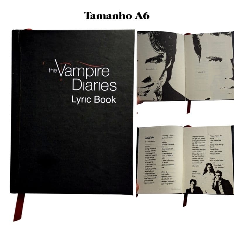 The Vampire Diaries Vintage  Mini Lyric Book A6 TVD