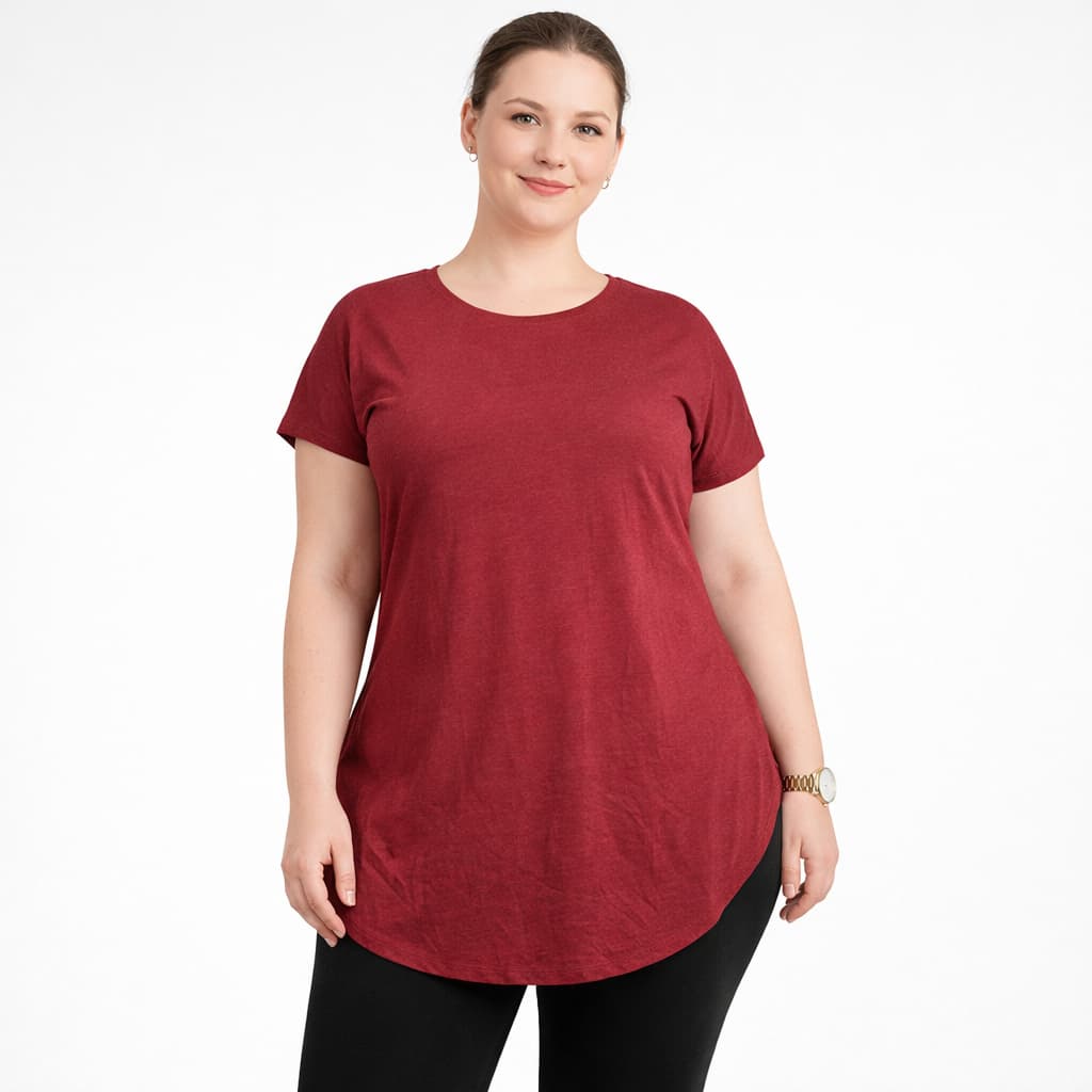 Camisa Fitness Plus Size Alongadas Tapa Bumbum em Viscolycra Premium