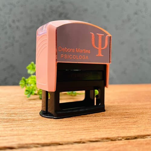 Carimbo Personalizado Automático com Placa Espelhada.  Médicos, Enfermagem e Profissionais Nykon 302