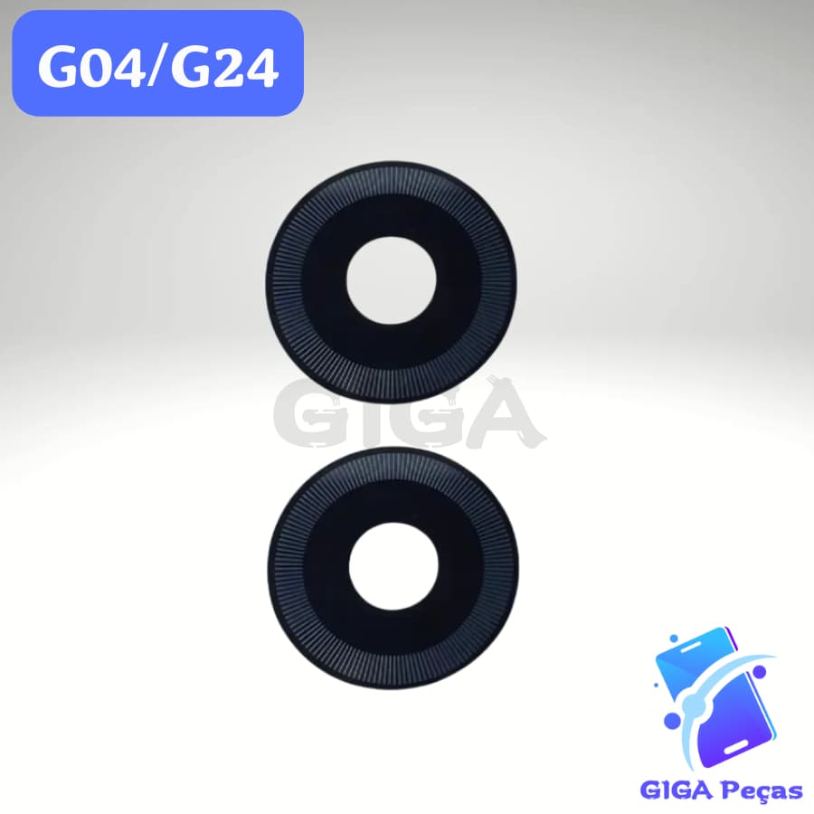 Kit Lente Câmera Traseira Vidro Compativel Moto G04 G24