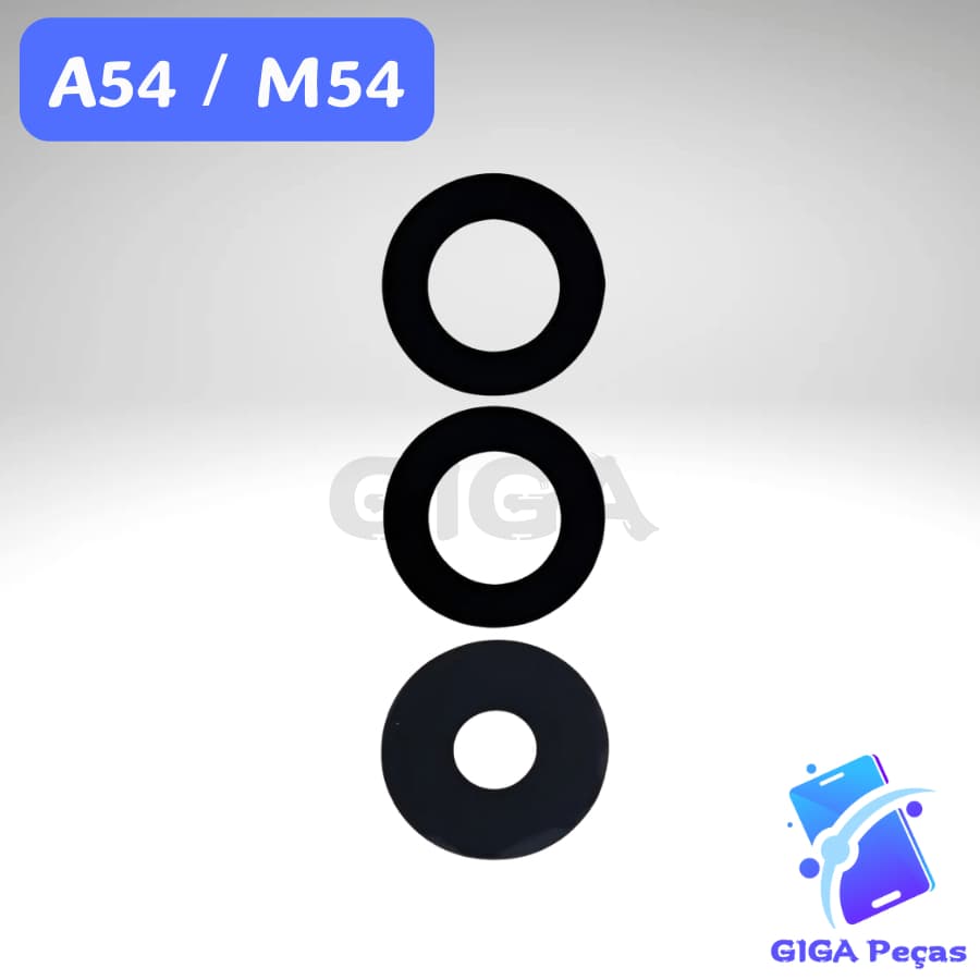 Kit Lente Câmera Traseira Vidro Compativel Galaxy A54 / M54