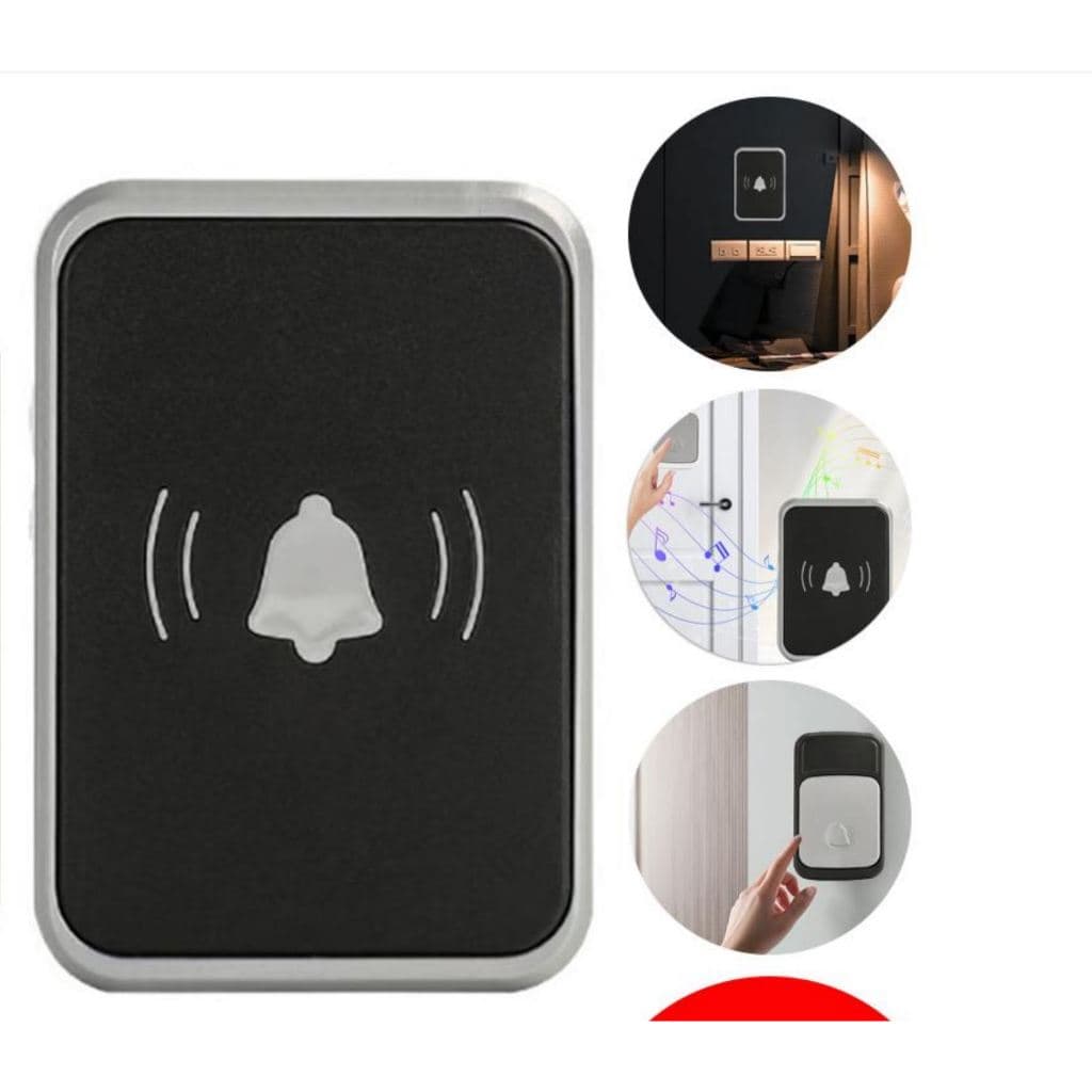 Campainha Sem Fio: Toque Moderno, Instalação Fácil! Alerta Instantâneo, Design Elegante. Clique e Transforme Sua Porta